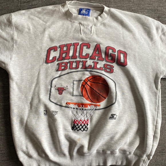 Chicago Bulls Vintage 90’s Starter Sweatshirt - Picture 1 of 6